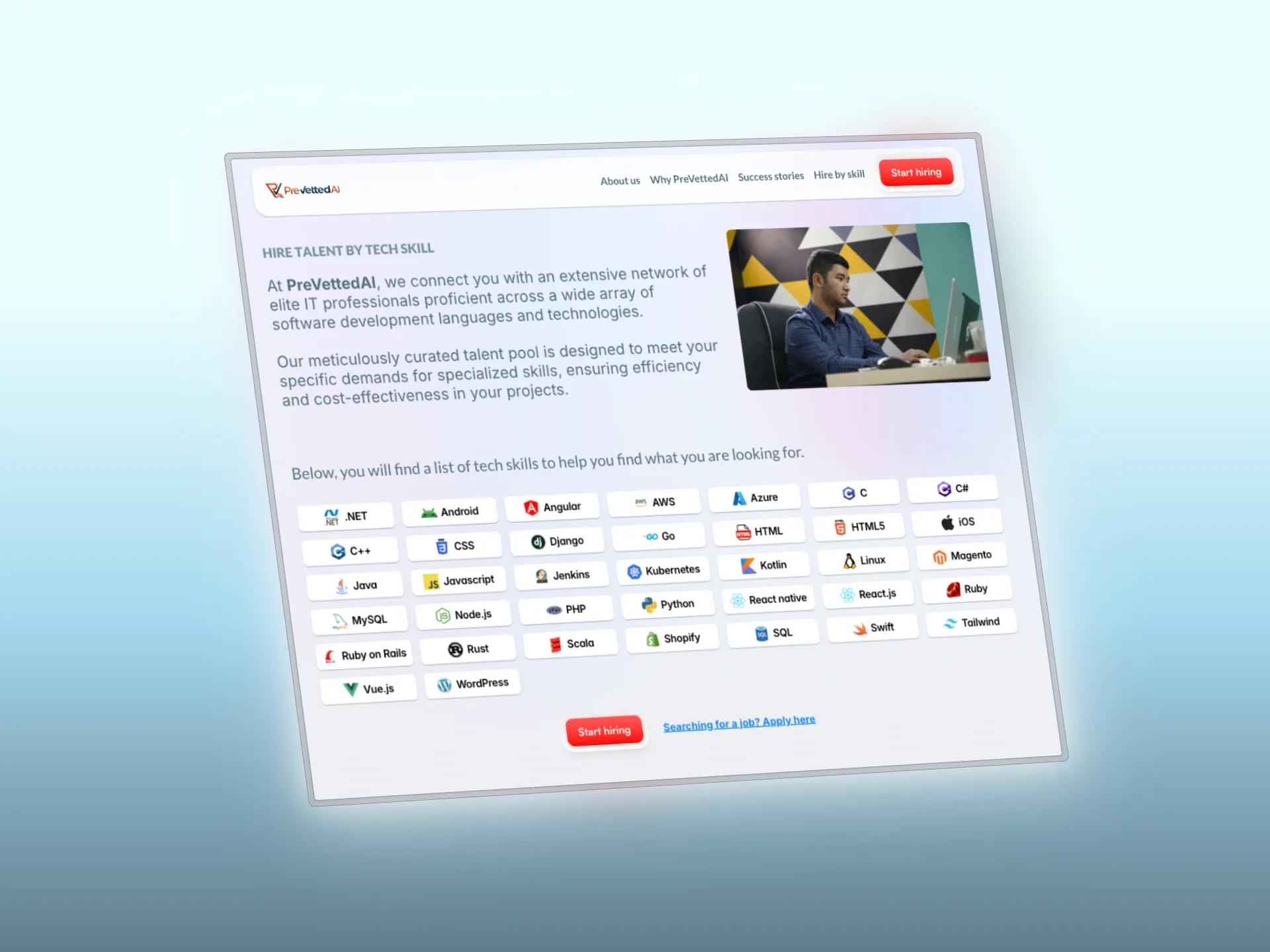 Dynamic Framer CMS Showcasing Developer Tech Skills & Categories
